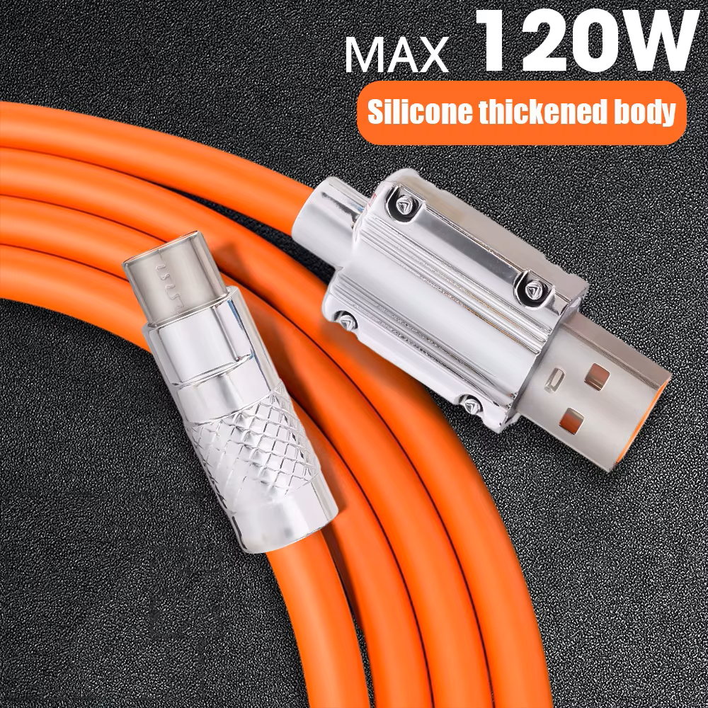 Cable de carga USB tipo C de 120W