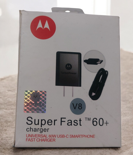 Cargador Motorola Carga Super Rapida 60W V8